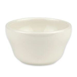 Homer Laughlin Boullion Bowl Cream Ivory Set of Four China Made in USA Lead Free